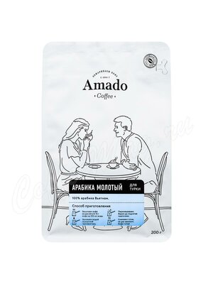 Кофе Amado молотый для турки 200г