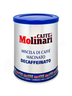 Кофе Molinari молотый Decaffeinato 250 г