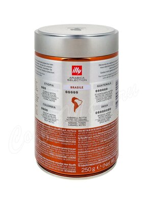 Кофе Illy в зернах Monoarabica Brazil 250г