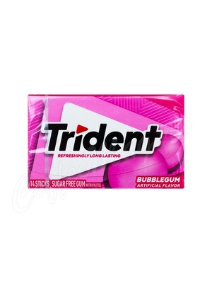 Жевательная резинка Trident Bubblegum Баблгам 