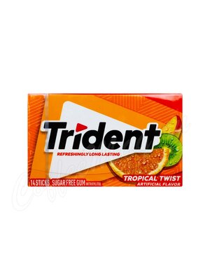 Жевательная резинка Trident Tropical Twist Тропический твист