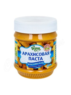 АП Паста арахисовая с кусочками арахиса 340г