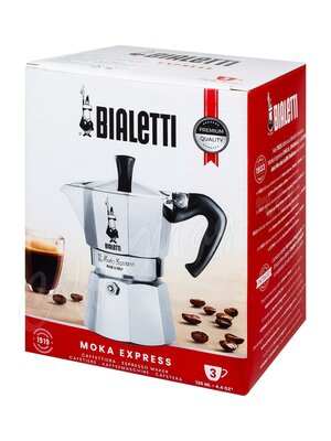 Гейзерная кофеварка Bialetti Moka Express 3 порции 120 мл