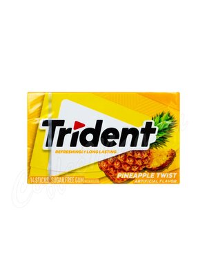 Жевательная резинка Trident Pineapple (Ананас)