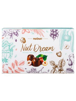 Magnat Nuts Dreams Конфеты из молочного шоколада с начинкой пралине и орехового крема 160 г