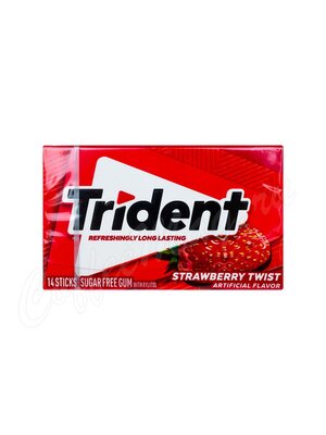 Жевательная резинка Trident Strawberry (Клубника)