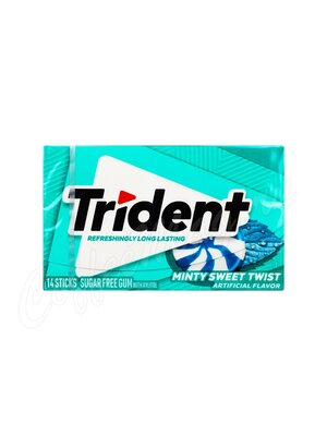 Жевательная резинка Trident Minty Sweet Twist (Мятно-сладкий вкус)