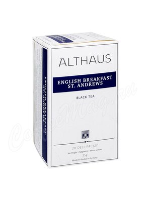 Чай Althaus English Breakfast черный Английский завтрак 20 пак