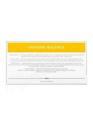 Чай травяной Althaus Ginseng Balanсе Женьшеневое равновесие в пакетиках 20 шт Чай травяной Althaus Ginseng Balanсе Женьшеневое равновесие в пакетиках 20 шт