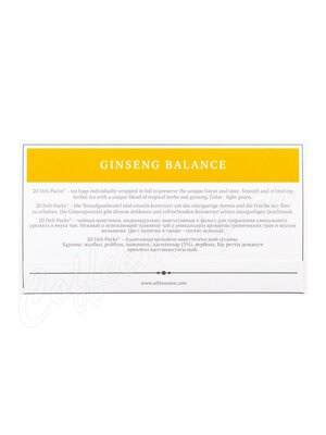 Чай Althaus Ginseng Balanсе Женьшеневое равновесие 20 пак