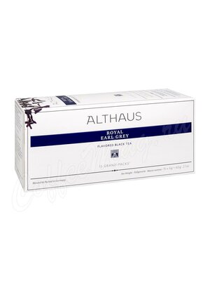 Чай Althaus Royal Earl Grey черный Королевский Эрл Грей для чайника 15 пак 