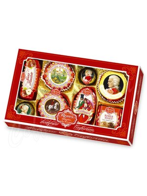REBER Моцарт набор шоколадных конфет с окном 285 г (301)