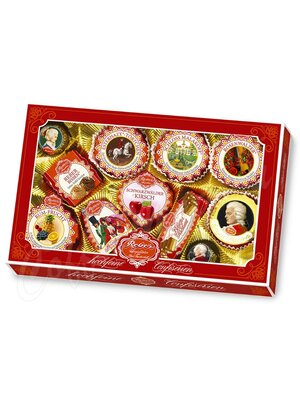 REBER Моцарт набор шоколадных конфет с окном 300 г (323)