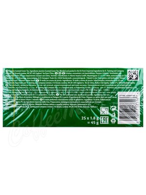 Чай Twinings Green Tea Jasmin Зеленый с жасмином 25 пак