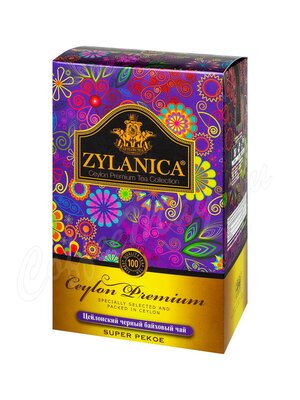 Чай Zylanica Ceylon Premium Super Pekoe черный 100г