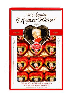 REBER Моцарт шоколад сердечки 150 г (387)