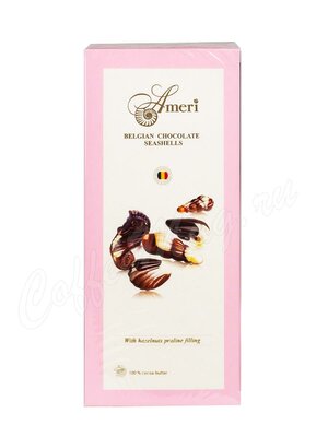 AMERI Шоколадные конфеты с пралине 125 г (розовые)