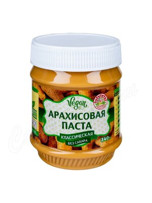 АП Паста арахисовая без сахара 340г