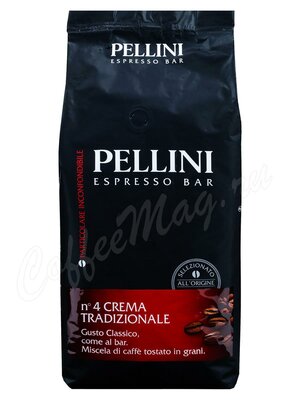 Кофе Pellini Crema Tradizionale №4 в зернах 1 кг