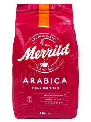 Кофе Merrild Arabica в зернах 1 кг