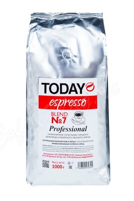Кофе Today Blend №7 Espresso в зернах 1кг