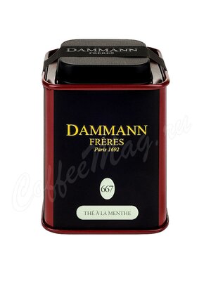 Чай Dammann Зеленый с мятой Туарег 100 г