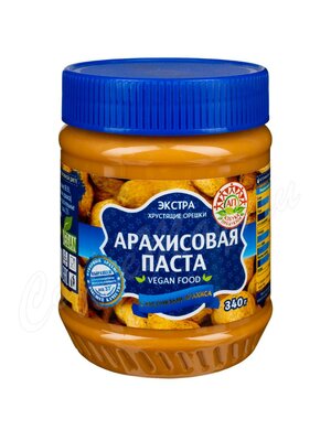Азбука Продуктов Паста арахисовая с кусочками арахиса 340 г
