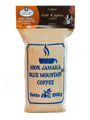 Кофе Jamaica Blue Mountain Coffee в зернах темная обжарка 1 кг