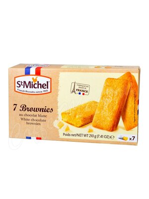 St Michel 7 Brownies Пирожное с белым шоколадом 210 г
