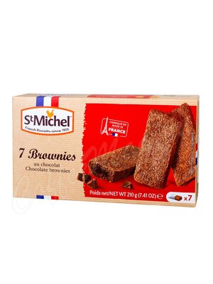 St Michel 7 Brownies Пирожное с молочным шоколадом 210 г