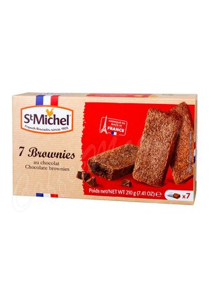 St Michel 7 Brownies Пирожное с молочным шоколадом 210 г