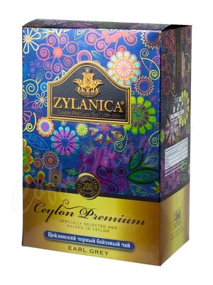 Чай Zylanica черный Ceylon Premium Collection Бергамот FBOP 200 г 