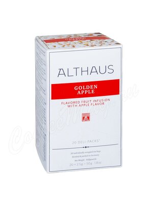 Чай Althaus фруктовый Golden Apple (Золотое Яблоко) в пакетиках 20 шт