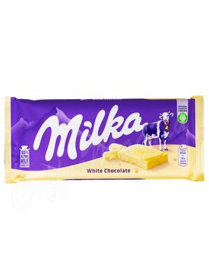Milka Шоколад белый, плитка 100г