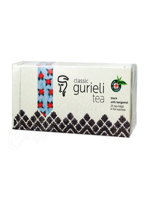 Чай Гуриели Классический черный с бергамотом, пакеты в конвертах 25 шт