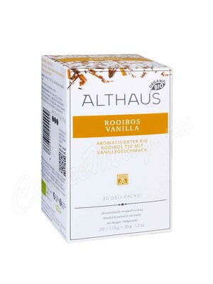 Чай Althaus Rooibush Vanilla травяной Ройбуш Ваниль 20 пак