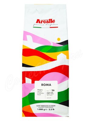 Кофе Arcaffe в зернах Roma 1кг