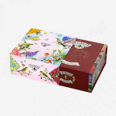 Чайный набор Сугревъ Райские Птицы Шкатулка картонная с 2 видами чая и леденцами