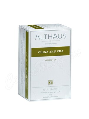 Чай Althaus China Zhu Cha зеленый Китайский Жу Ча 20 пак