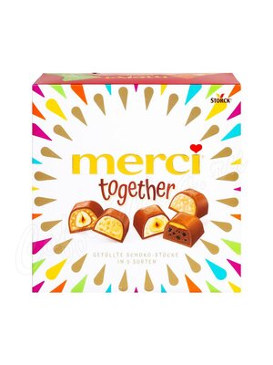 Конфеты Merci Together ассорти из шоколада 175г 