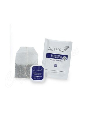 Чай Althaus Darjeeling Highlands Дарджилинг черный в пакетиках 20 шт 