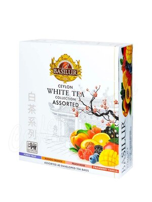Чай Basilur белый чай Ассорти в пакетиках 40 шт