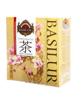 Чай Basilur китайский чай Молочный улун в пакетиках 100 шт