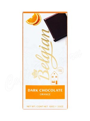Belgian Горький шоколад с апельсином 100 г