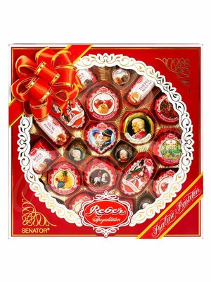 REBER Моцарт Подарочный набор шоколадных конфет Senator 830 г (312)