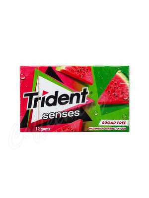 Жевательная резинка Trident Senses Watermelon Арбуз