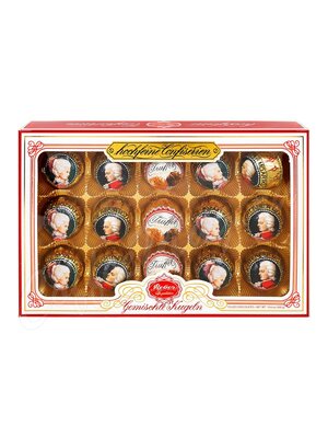 REBER Моцарт набор шоколадных конфет с окном 300г (323)
