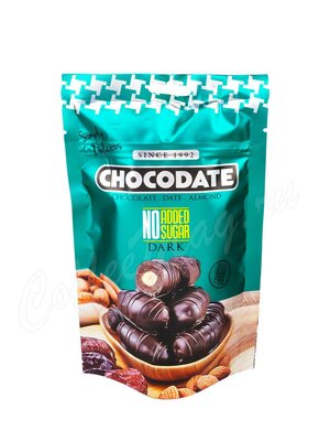 Chocodate Финики с миндалем в темном шоколаде без сахара 100 г
