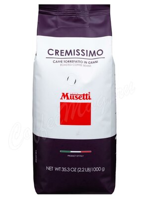 Кофе Musetti в зернах Cremissimo 1кг