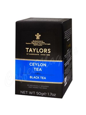 Чай Taylors of Harrogate пакетированный Цейлон черный 20 пак